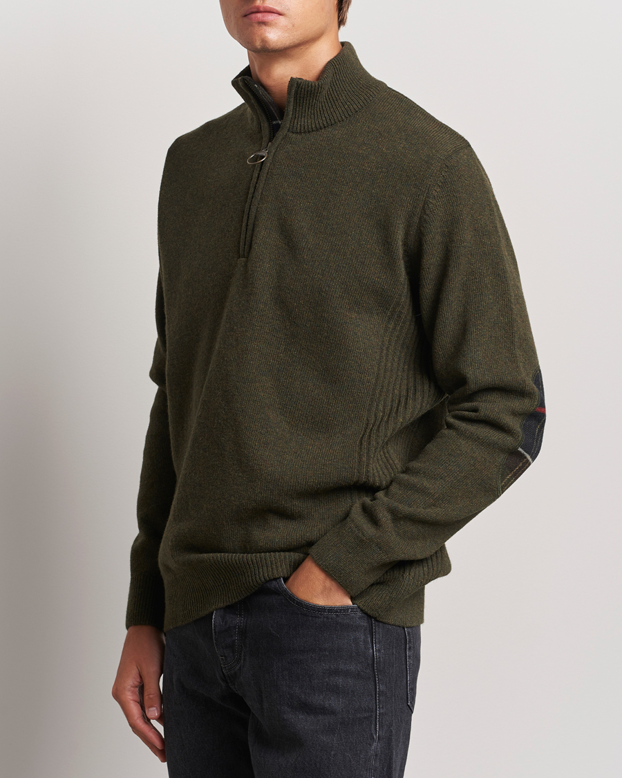 Herre | Trøjer | Barbour Lifestyle | Holden Half Zip Olive Marl