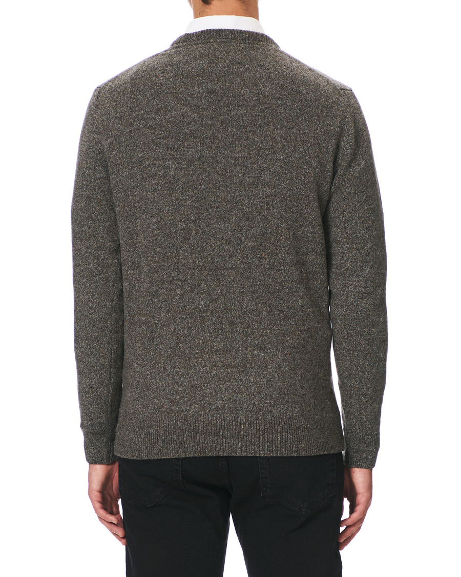 Herre | Trøjer | Barbour Lifestyle | Tisbury Wool Crew Neck Fog
