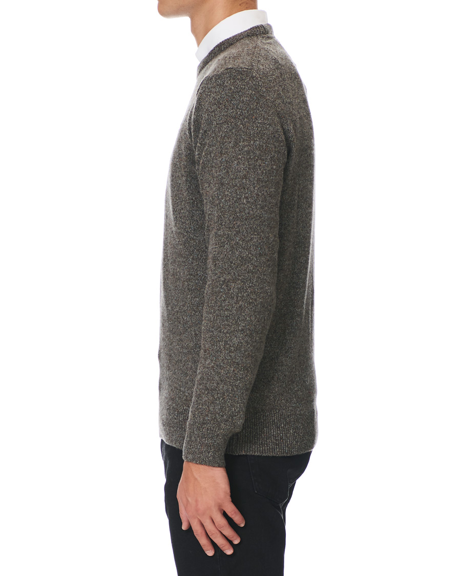 Herre | Trøjer | Barbour Lifestyle | Tisbury Wool Crew Neck Fog