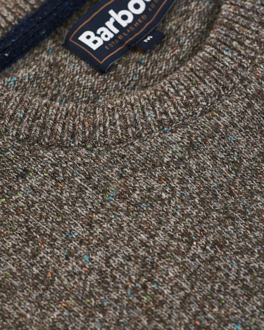 Herre | Trøjer | Barbour Lifestyle | Tisbury Wool Crew Neck Fog