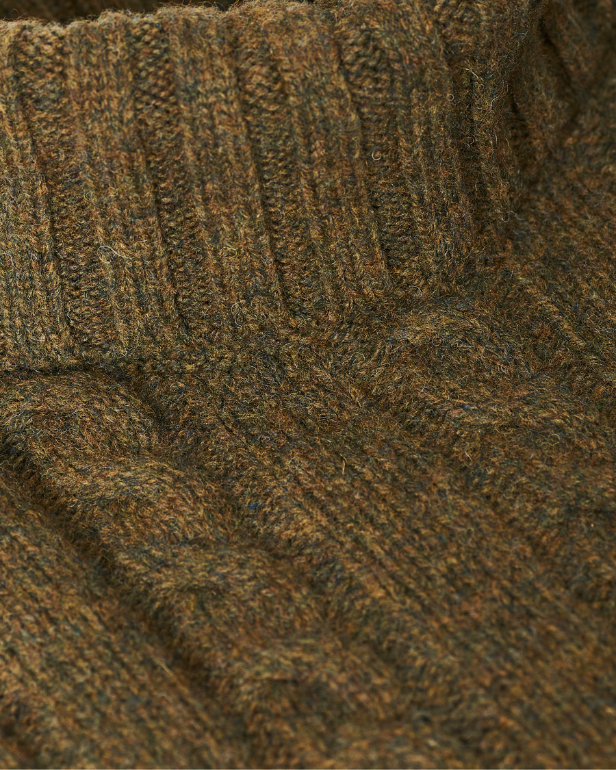 Herre | Trøjer | Barbour Lifestyle | Duffle Cable Rollneck Willow Green