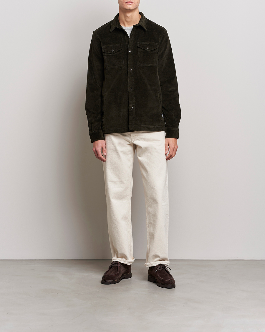 Herre | Skjorter | Barbour Lifestyle | Corduroy Overshirt Olive