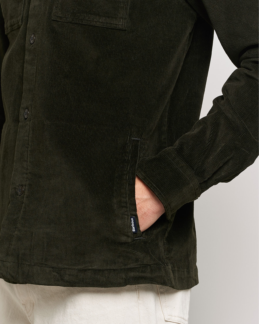 Herre | Skjorter | Barbour Lifestyle | Corduroy Overshirt Olive