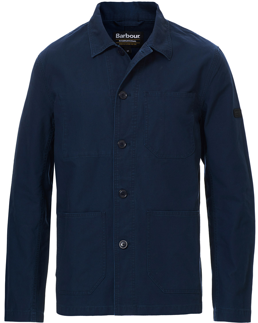 Herre | Jakker | Barbour International | Utility Overshirt Navy