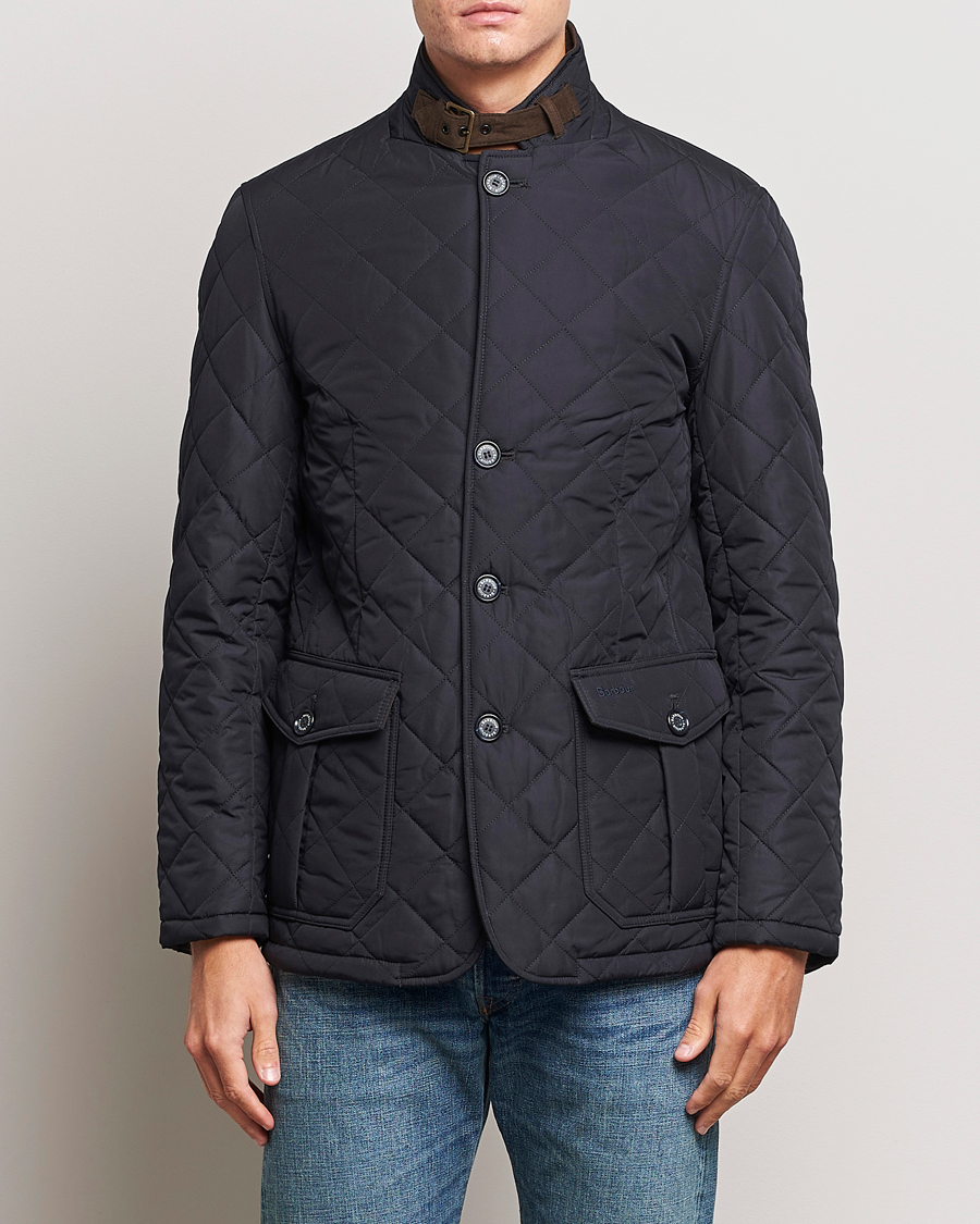 Herre | Barbour Lifestyle | Barbour Lifestyle | Quilted Lutz Jacket  Navy