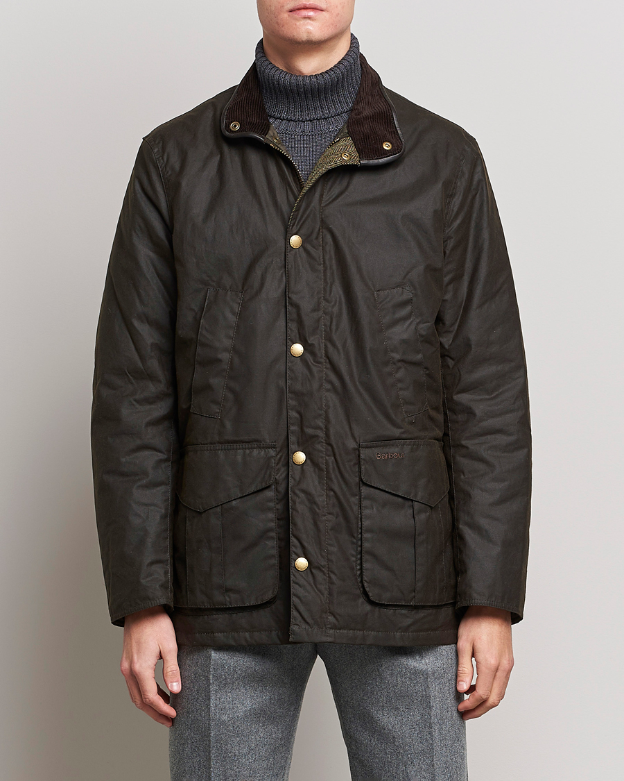 Herre | Jakker | Barbour Lifestyle | Hereford Wax Jacket Olive