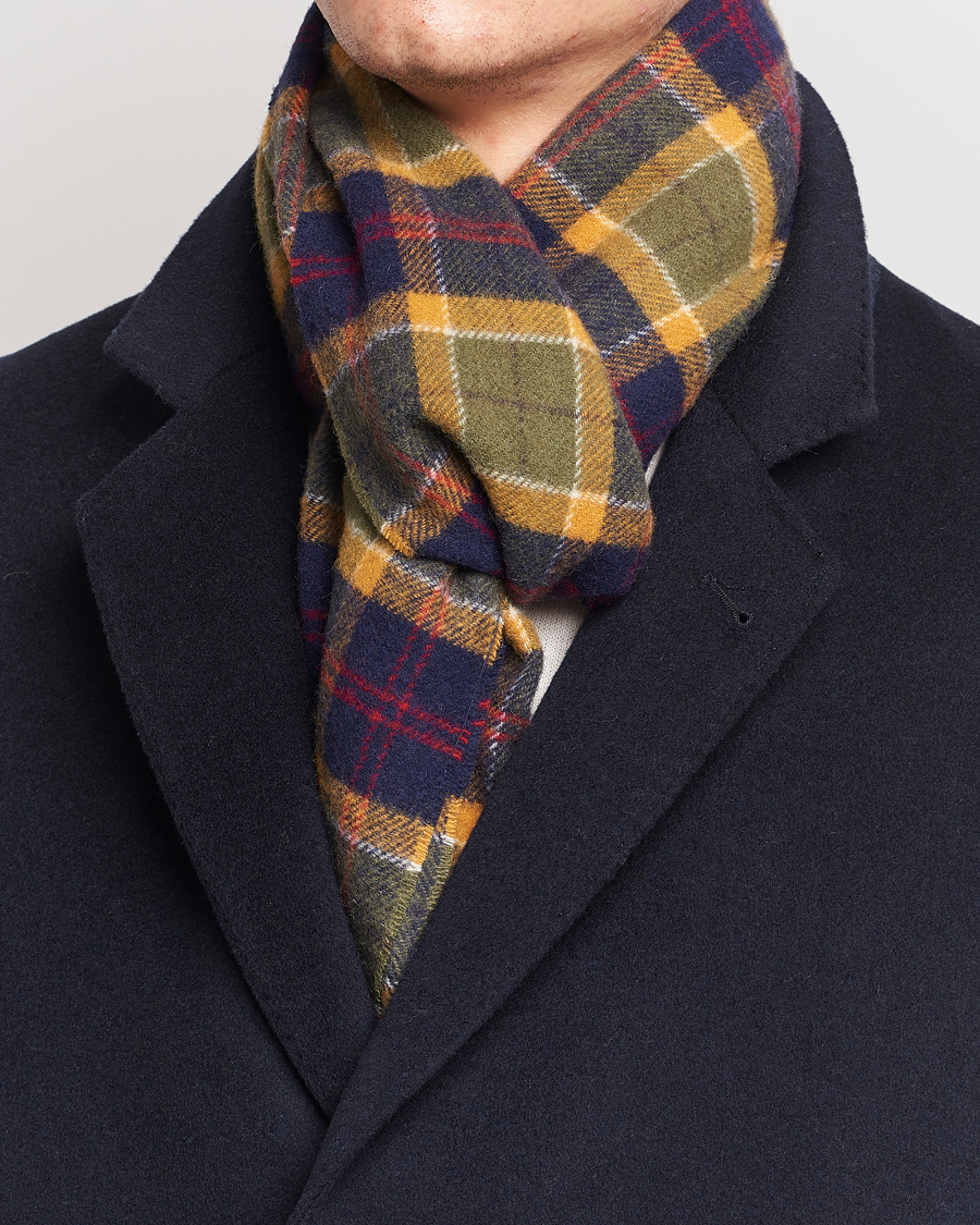 Herre | Nyheder | Barbour Lifestyle | Tartan Lambswool Scarf Green/Navy/Red