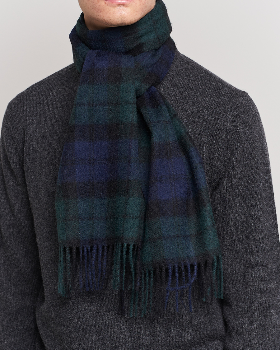 Herre | Best of British | Barbour Lifestyle | Lambswool/Cashmere New Check Tartan Blackwatch