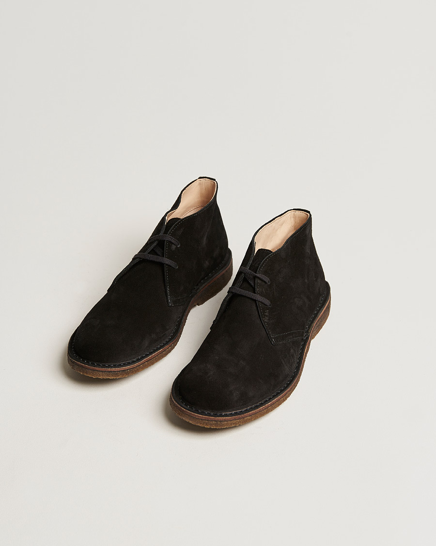 Herre | Italian Department | Astorflex | Greenflex Desert Boot Black Suede