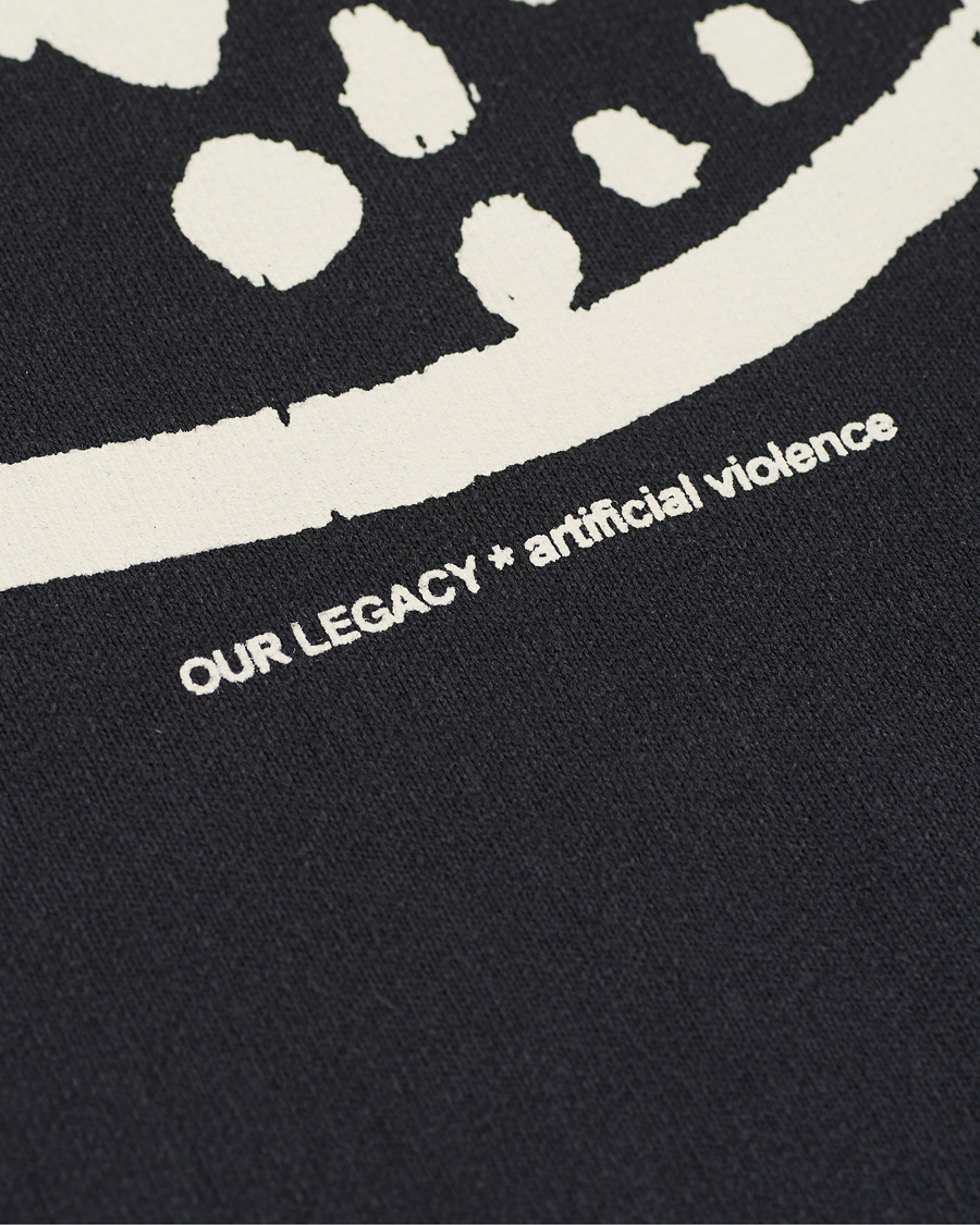 Herre | Trøjer | Our Legacy | Base Graphic Sweatshirt Black