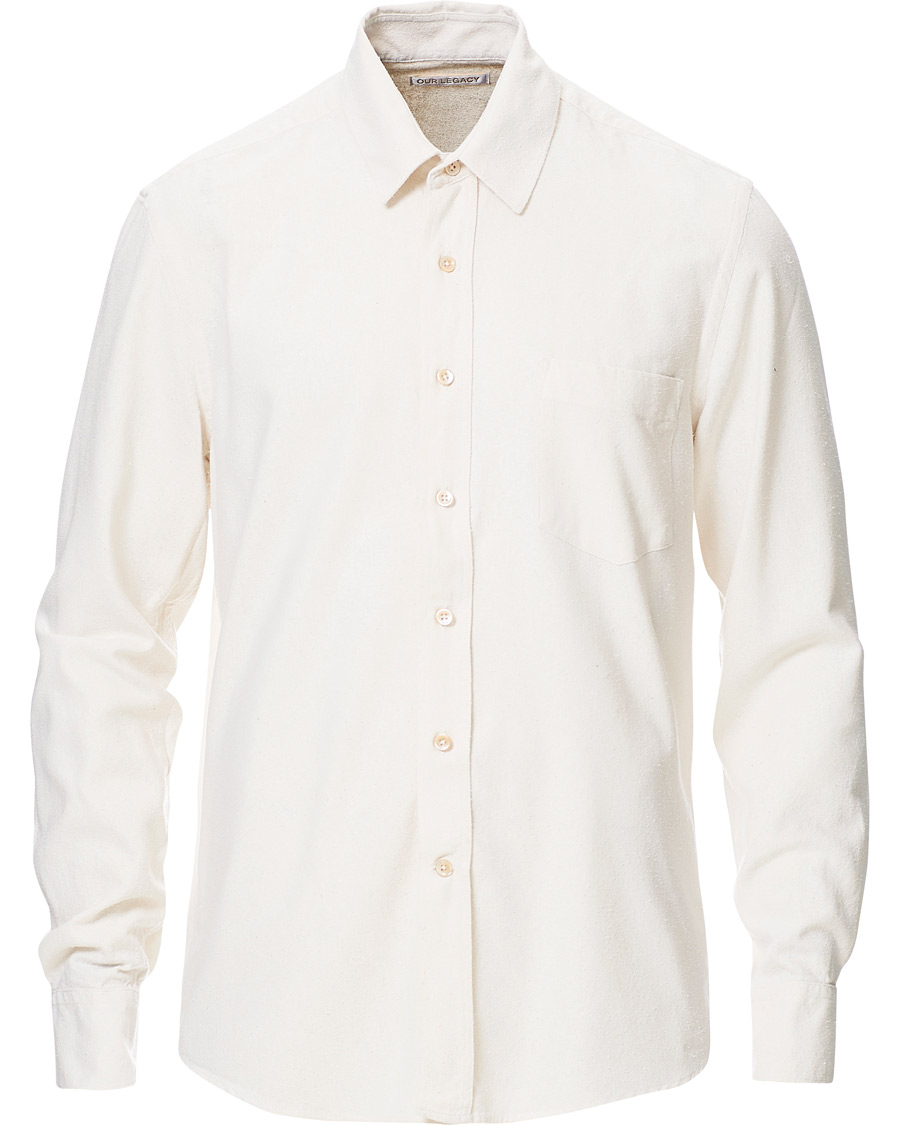 Herre | Skjorter | Our Legacy | Classic Silk Shirt Off White