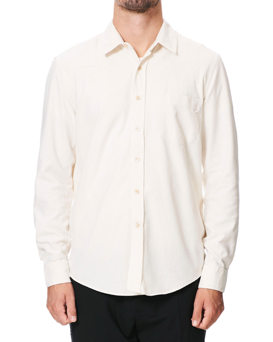 Herre | Skjorter | Our Legacy | Classic Silk Shirt Off White
