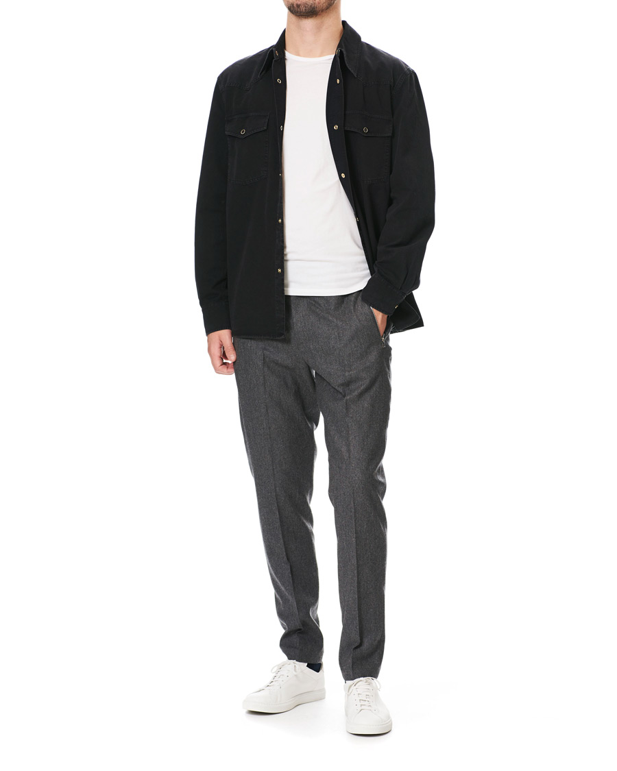 Herre | Skjorter | Our Legacy | Denim Western Shirt Black