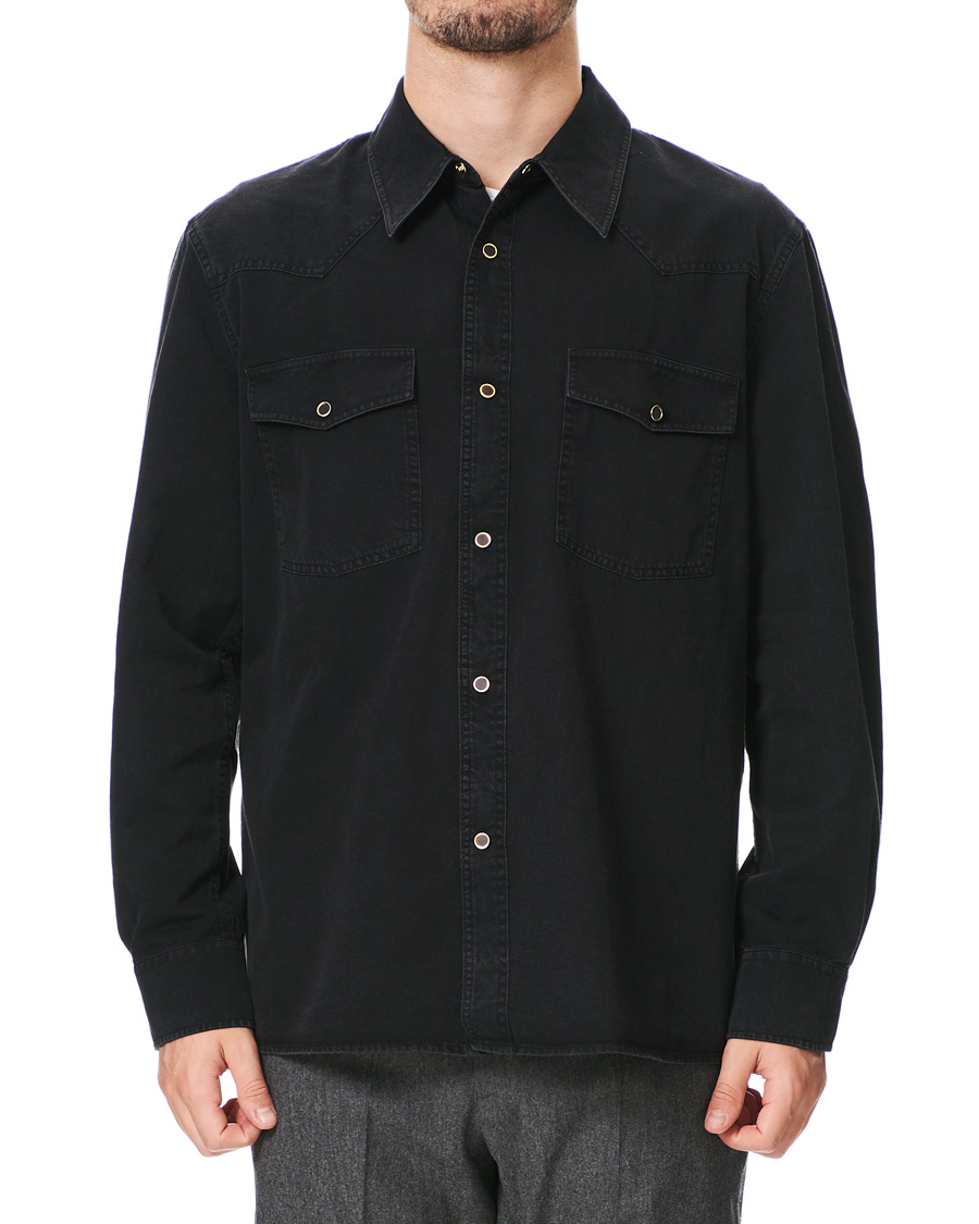 Herre | Skjorter | Our Legacy | Denim Western Shirt Black