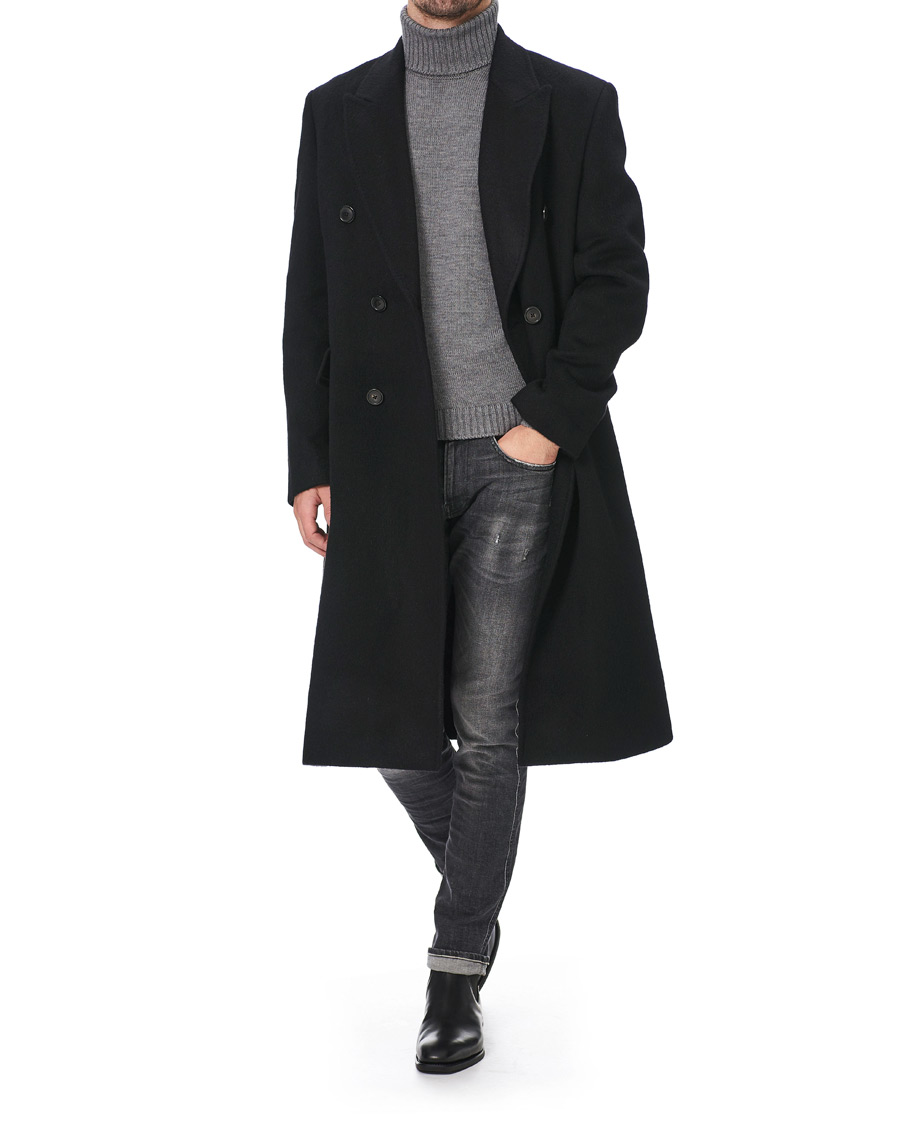 Herre | Jakker | Our Legacy | Whale Double Breasted Wool Coat Black