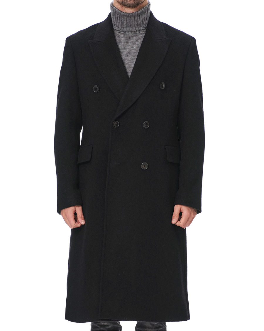 Herre | Jakker | Our Legacy | Whale Double Breasted Wool Coat Black
