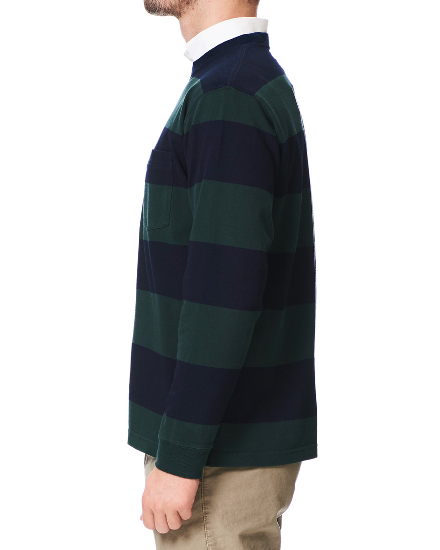 Herre | Trøjer | BEAMS PLUS | Pocket Gym Sweatshirt Navy/Green