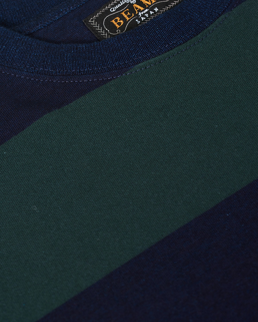 Herre | Trøjer | BEAMS PLUS | Pocket Gym Sweatshirt Navy/Green