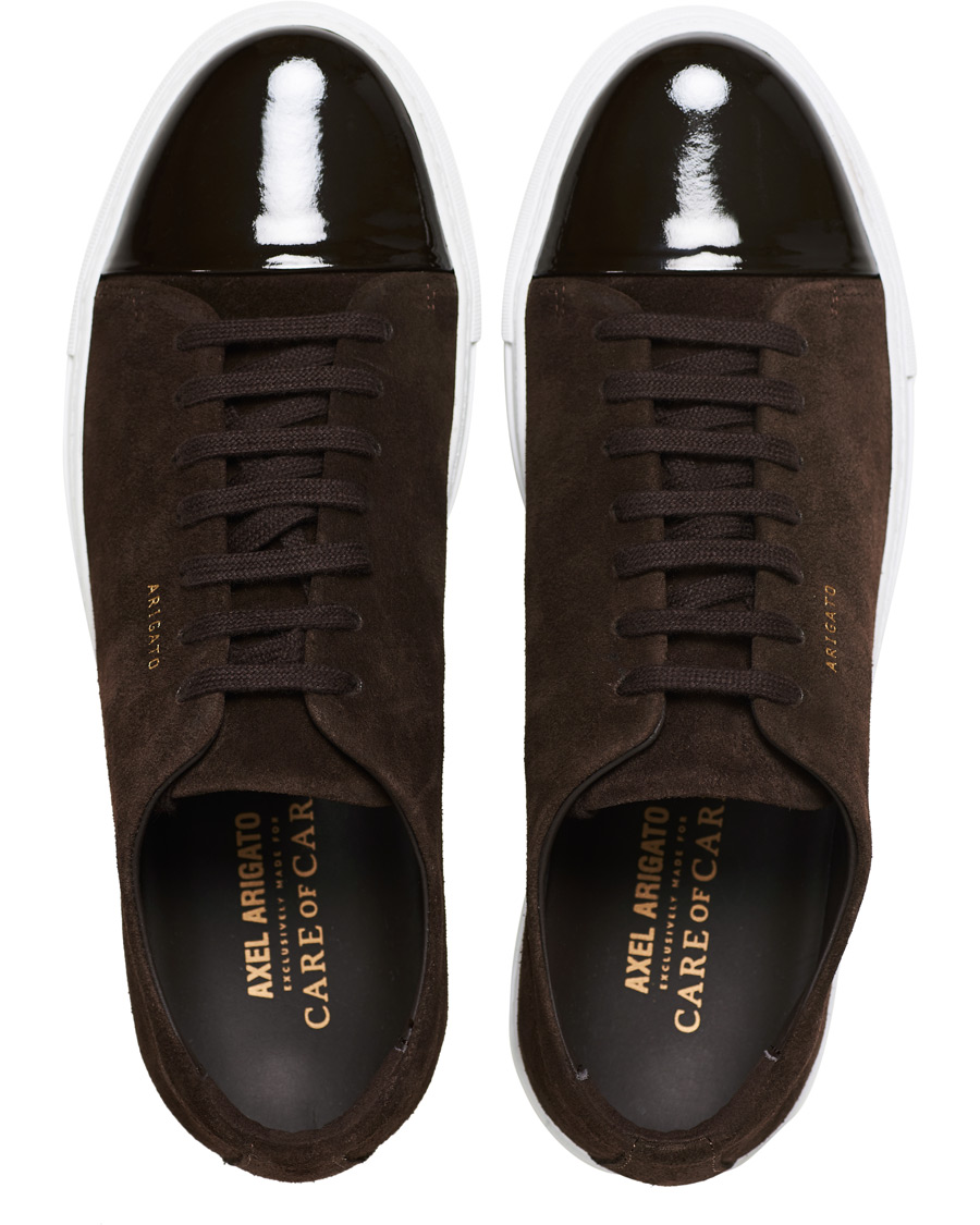 Herre | Axel Arigato High Shine Toe Cap Sneaker Brown Suede | Axel Arigato | High Shine Toe Cap Sneaker Brown Suede