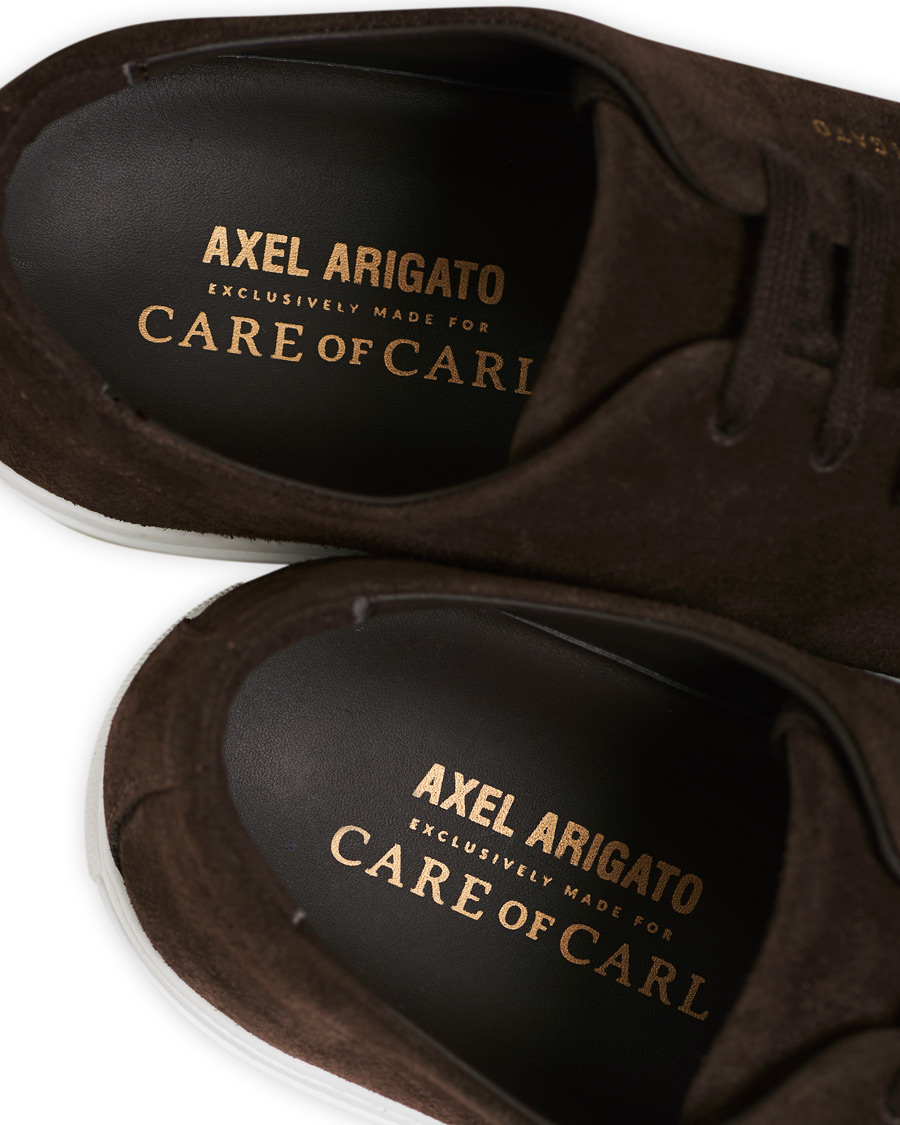 Herre | Axel Arigato High Shine Toe Cap Sneaker Brown Suede | Axel Arigato | High Shine Toe Cap Sneaker Brown Suede