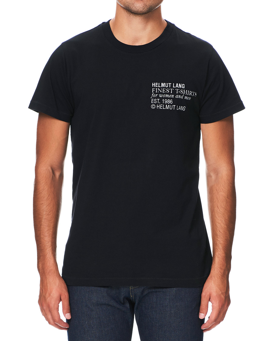 Herre | T-Shirts | Helmut Lang | Standard Finest Tee Black