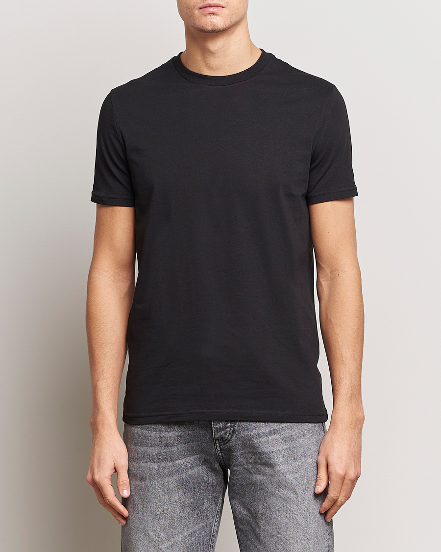 Herre | Dsquared2 | Dsquared2 | 2-Pack Cotton Stretch Crew Neck Tee Black