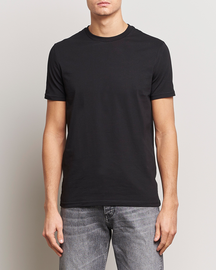 Herre | Tøj | Dsquared2 | 2-Pack Cotton Stretch Crew Neck Tee Black