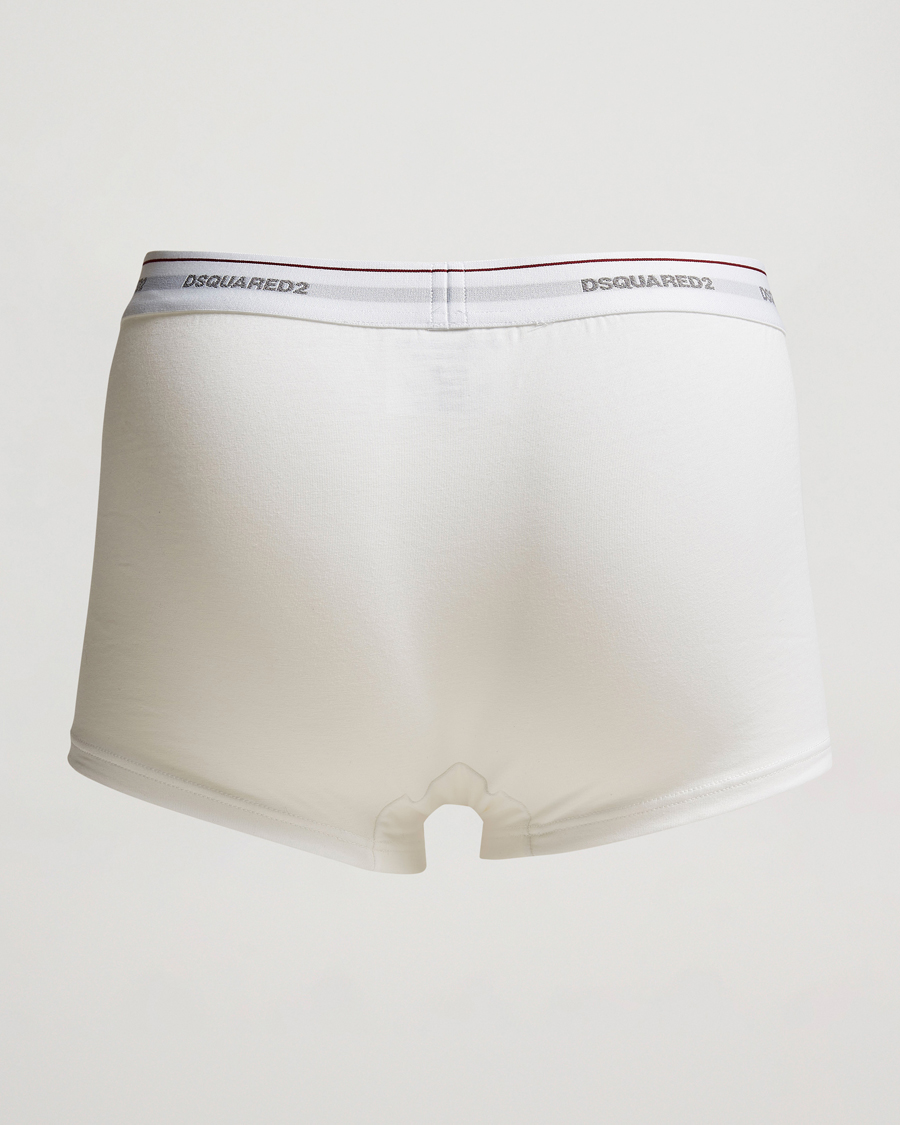 Herre | Tøj | Dsquared2 | 3-Pack Cotton Stretch Trunk White