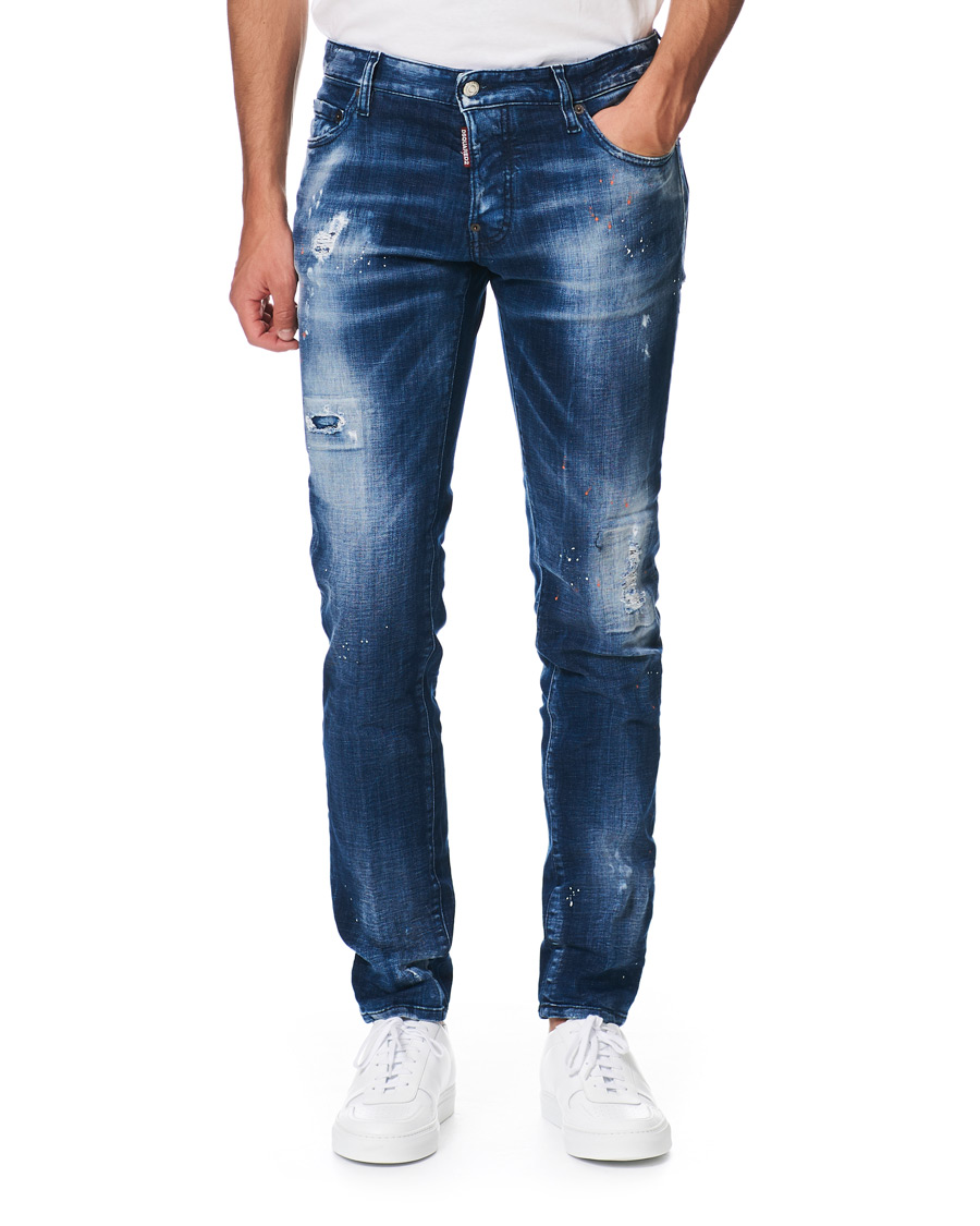 Herre | Jeans | Dsquared2 | Slim Jeans Medium Orange Country Wash