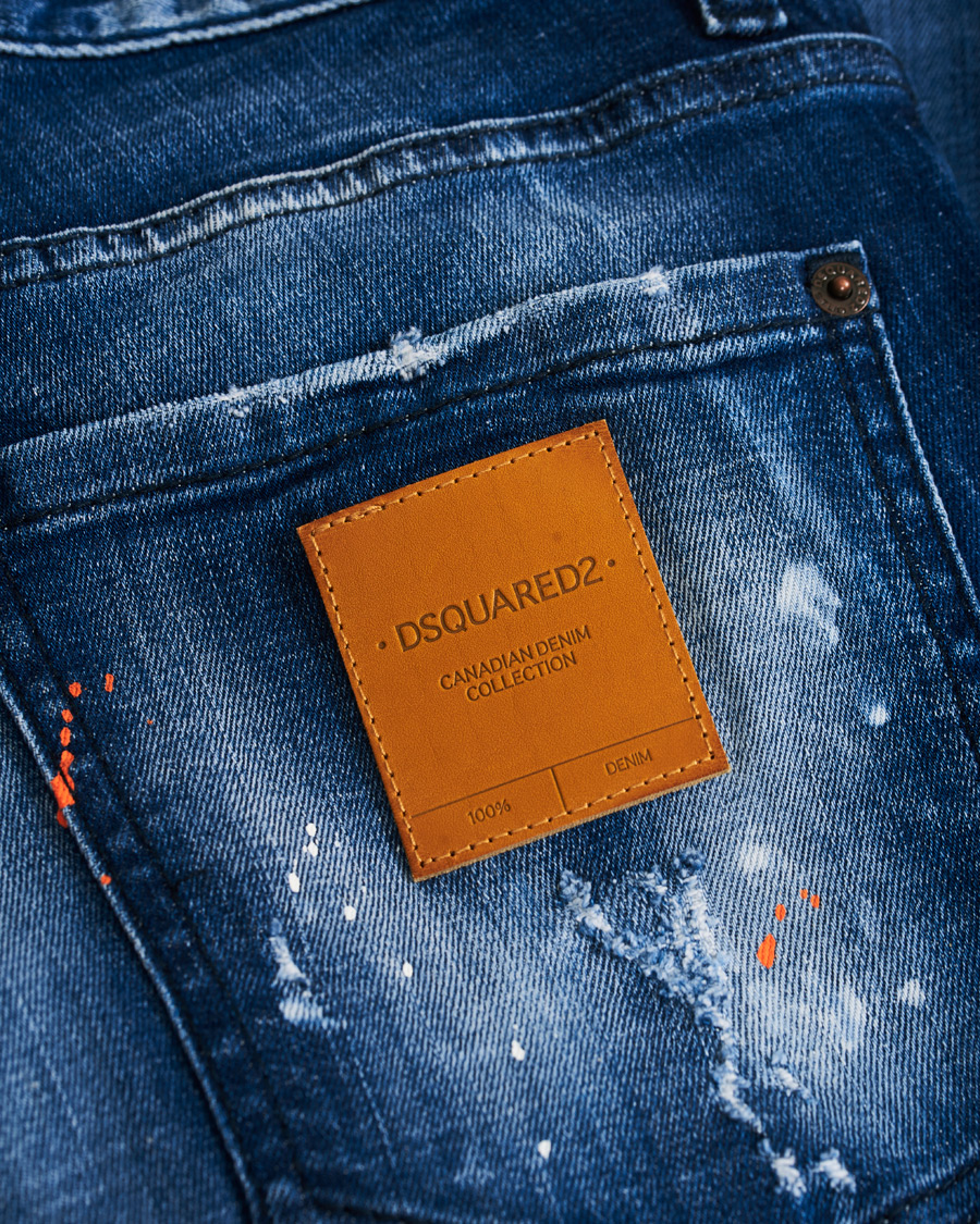 Herre | Jeans | Dsquared2 | Slim Jeans Medium Orange Country Wash