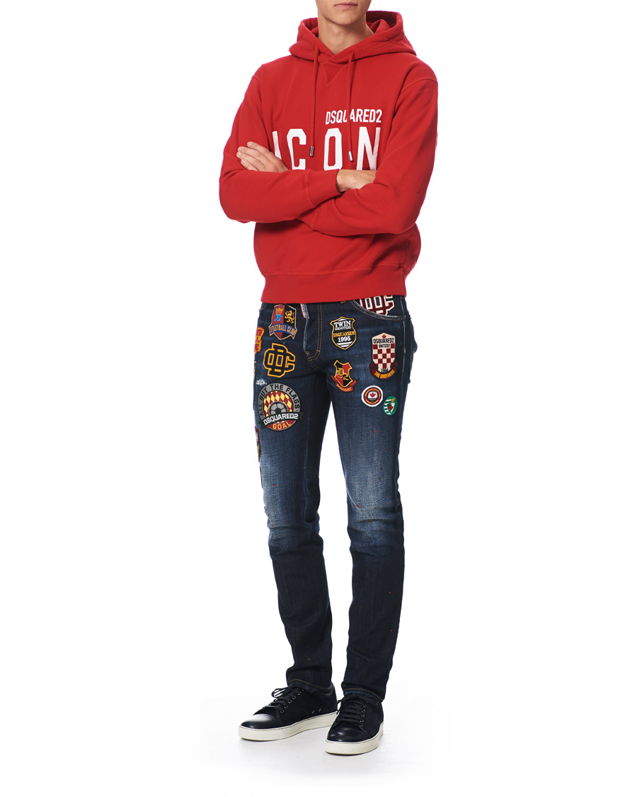 Herre | Jeans | Dsquared2 | Cool Guy Jeans College Patch Wash
