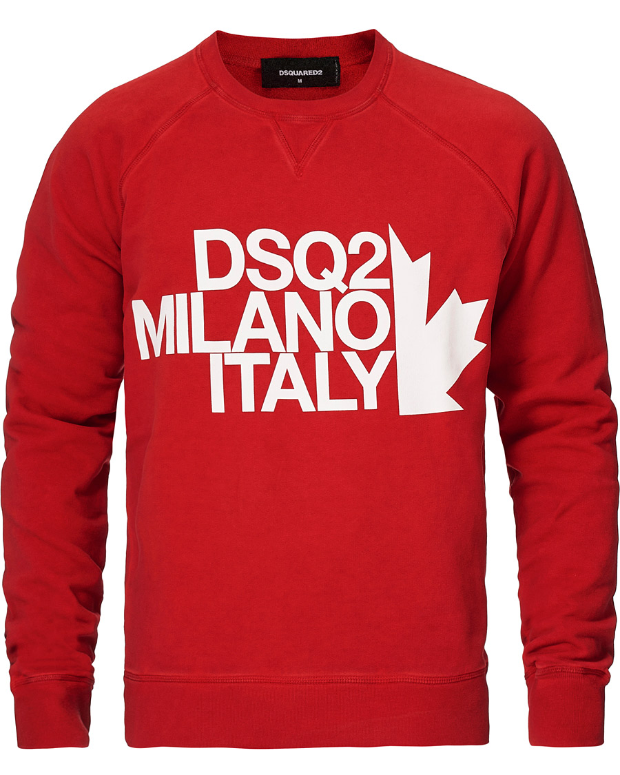 Herre | Trøjer | Dsquared2 | Classic Raglan Fit Sweatshirt Red