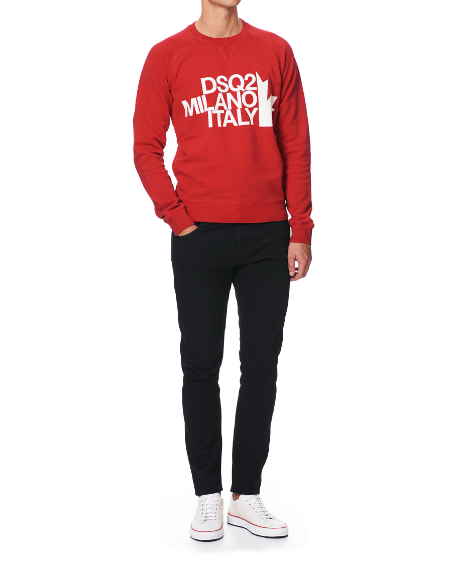Herre | Trøjer | Dsquared2 | Classic Raglan Fit Sweatshirt Red