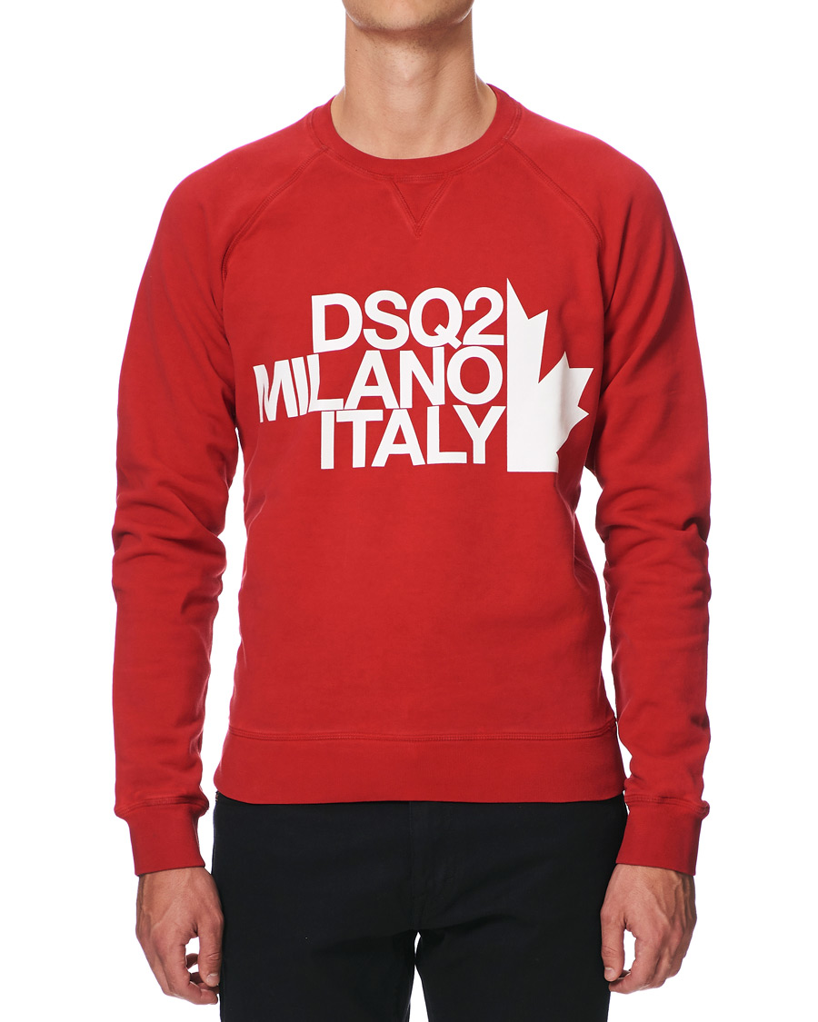 Herre | Trøjer | Dsquared2 | Classic Raglan Fit Sweatshirt Red