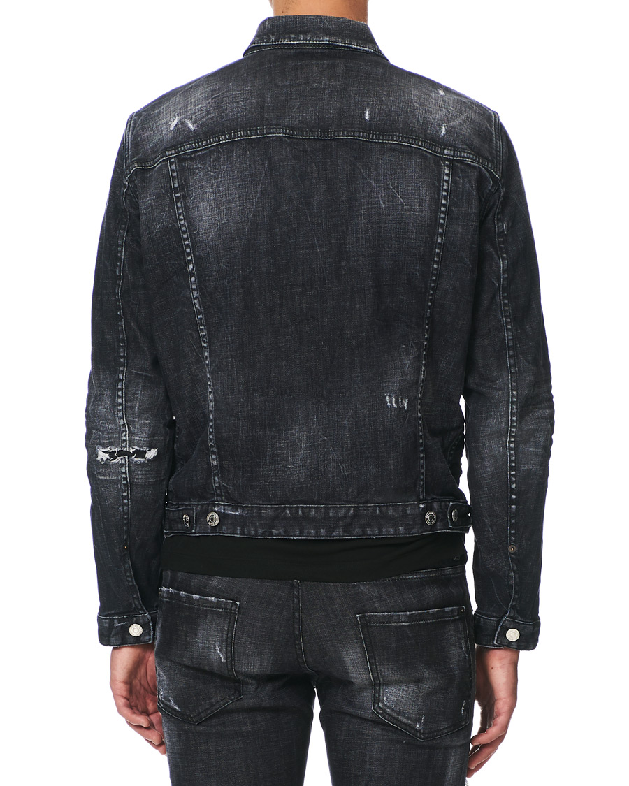 Herre | Jakker | Dsquared2 | Dan Dean Denim Jacket Washed Black
