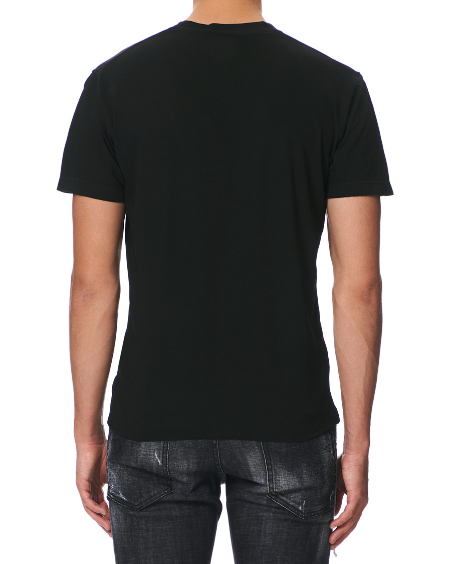 Herre | T-Shirts | Dsquared2 | Cool Fit Print Logo Crew Neck Tee Black