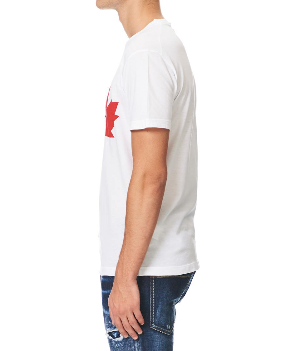 Herre | T-Shirts | Dsquared2 | Cool Fit Logo Crew Neck Tee White