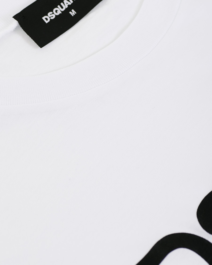 Herre | T-Shirts | Dsquared2 | Cool Fit Logo Crew Neck Tee White