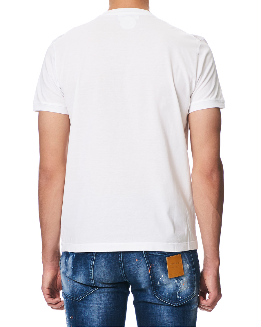 Herre | T-Shirts | Dsquared2 | Slouch Fit Logo Crew Neck Tee White