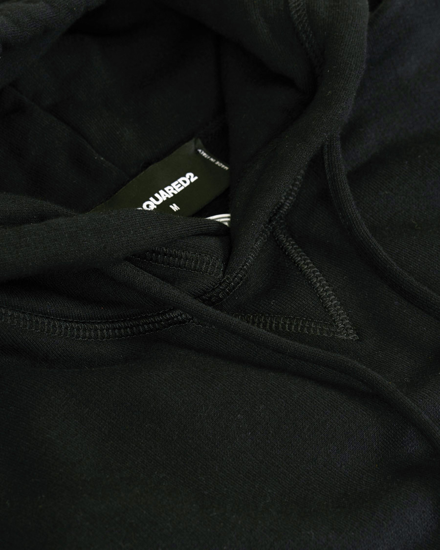 Herre | Trøjer | Dsquared2 | Cool Fit Icon Small Logo Hoodie Black