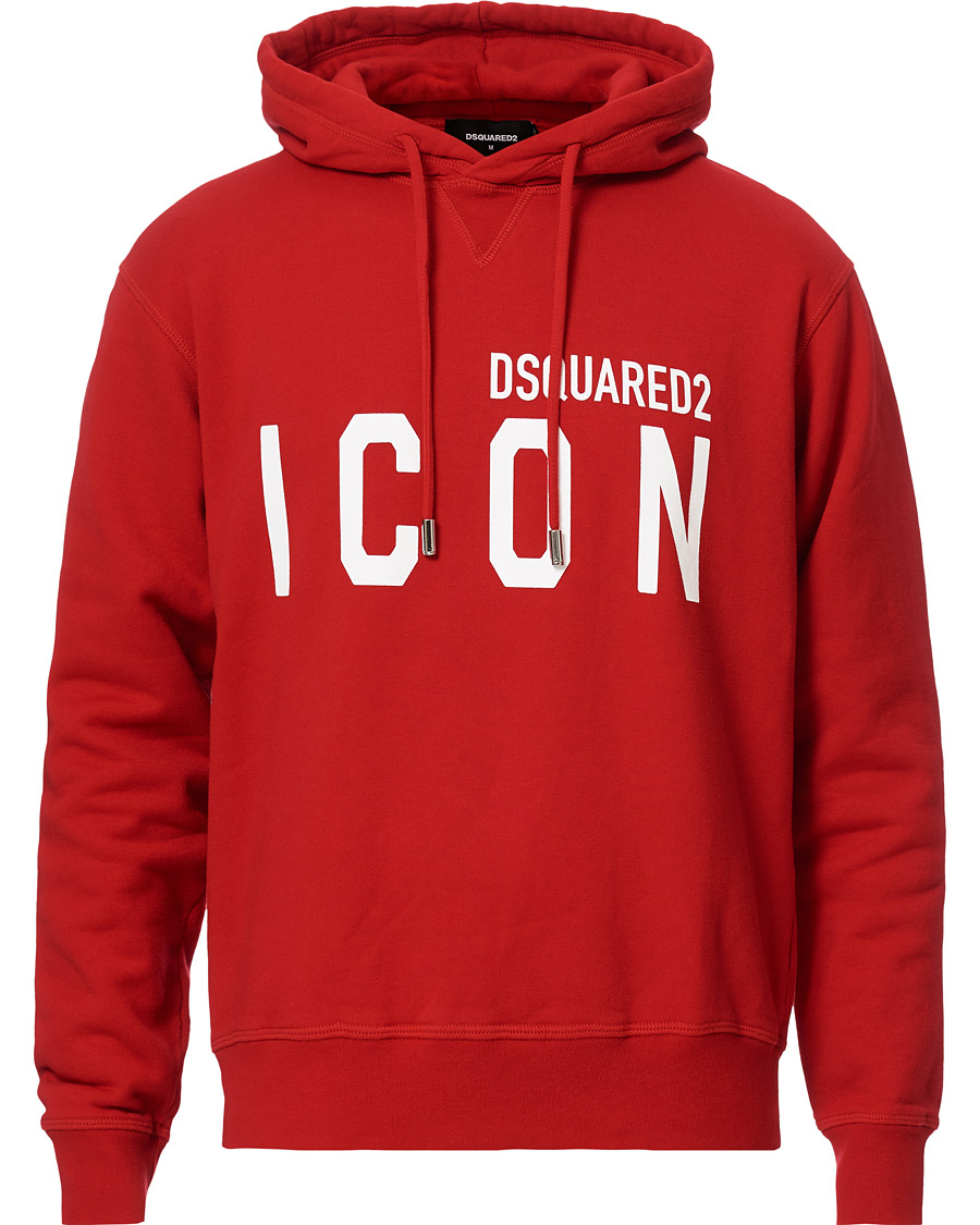 Herre | Trøjer | Dsquared2 | Cool Fit Icon Logo Hoodie Red