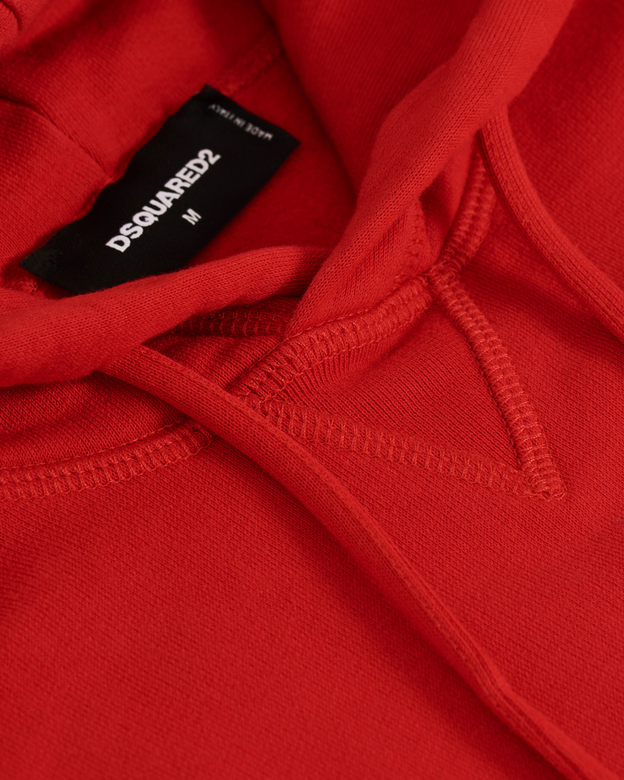 Herre | Trøjer | Dsquared2 | Cool Fit Icon Logo Hoodie Red