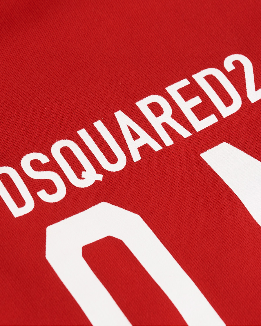 Herre | Trøjer | Dsquared2 | Cool Fit Icon Logo Hoodie Red