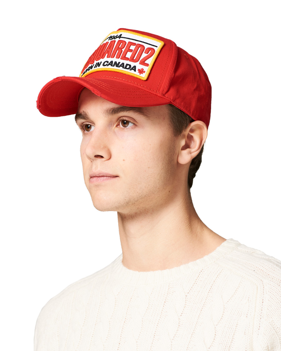 Herre | Dsquared2 Logo Cap Red | Dsquared2 | Logo Cap Red