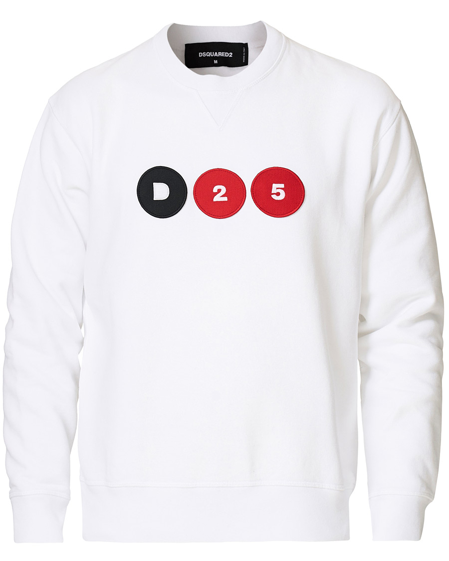 Herre | Trøjer | Dsquared2 | 25th Anniversary Capsule Collection Sweatshirt White