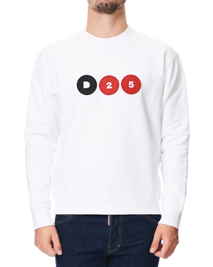 Herre | Trøjer | Dsquared2 | 25th Anniversary Capsule Collection Sweatshirt White