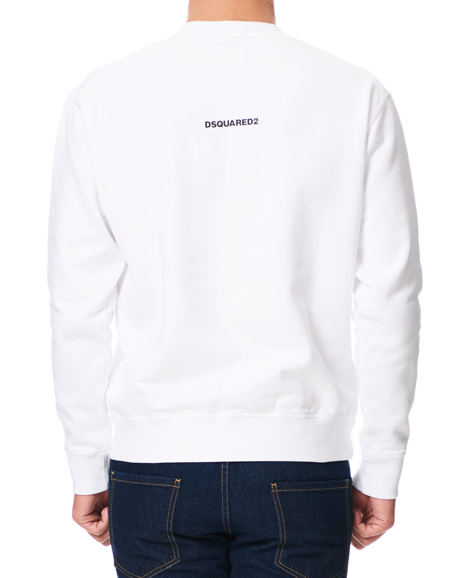 Herre | Trøjer | Dsquared2 | 25th Anniversary Capsule Collection Sweatshirt White