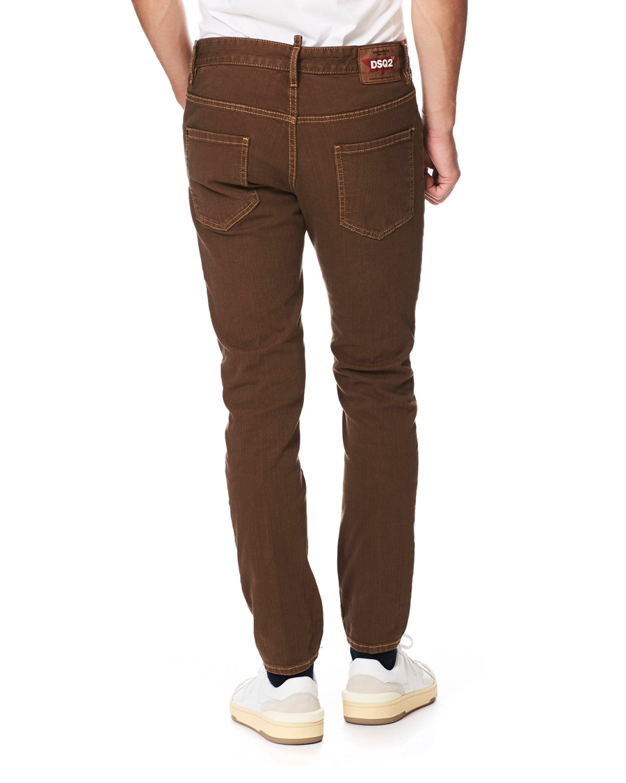 Herre | Bukser | Dsquared2 | Skater 5-Pocket Jeans Bull Garment Dyed Brown