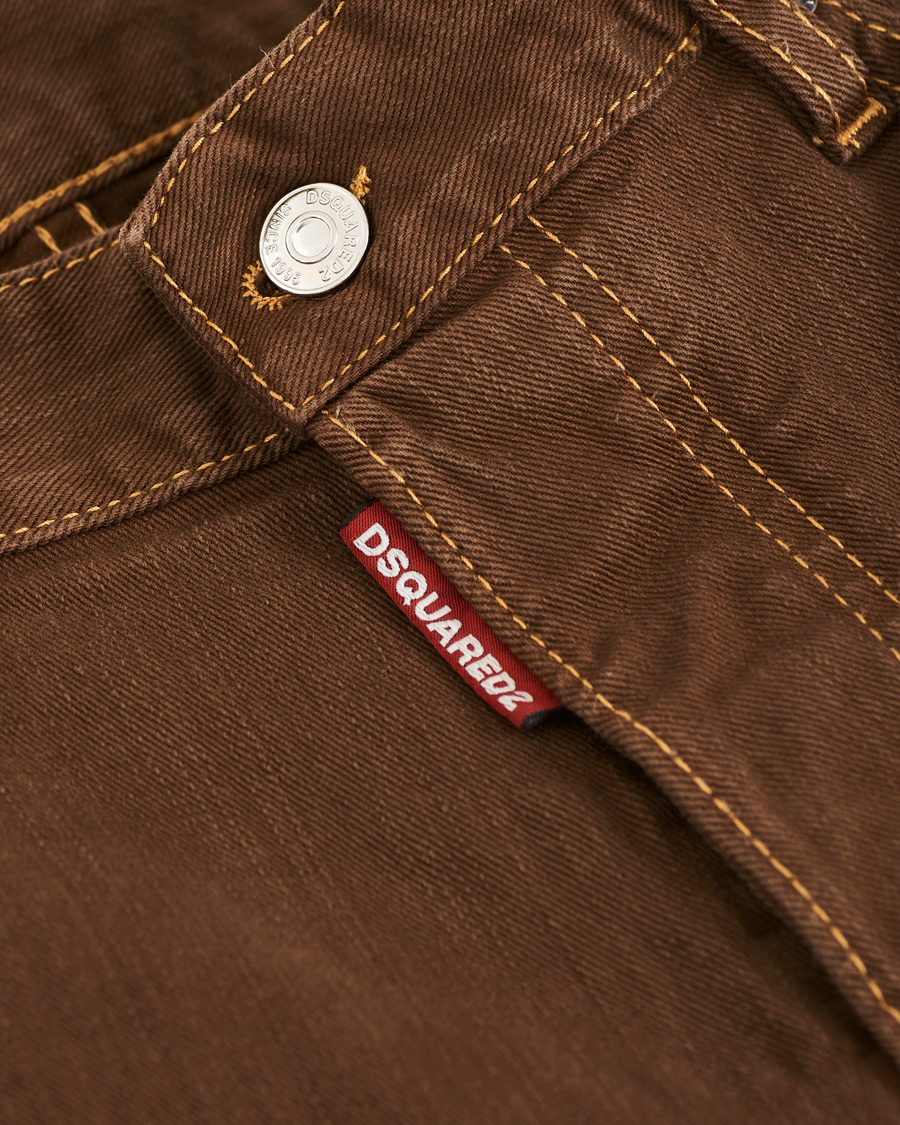 Herre | Bukser | Dsquared2 | Skater 5-Pocket Jeans Bull Garment Dyed Brown