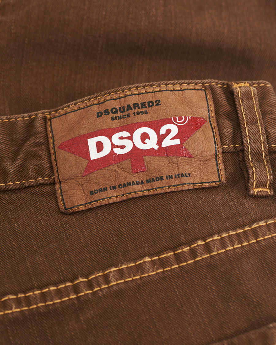 Herre | Bukser | Dsquared2 | Skater 5-Pocket Jeans Bull Garment Dyed Brown